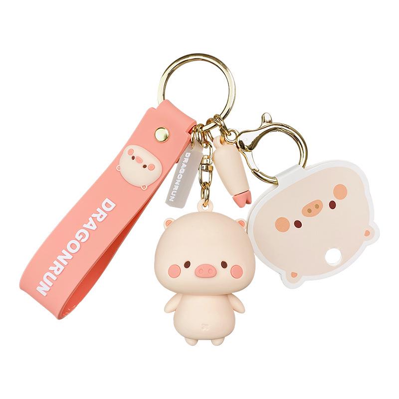 Authentic Piglet Doll Keychain - Adorable Bag Pendant & Charming Car Accessory