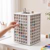 Bead Organizer MultiCompartment Rotating with Compartments Clear Storage Box