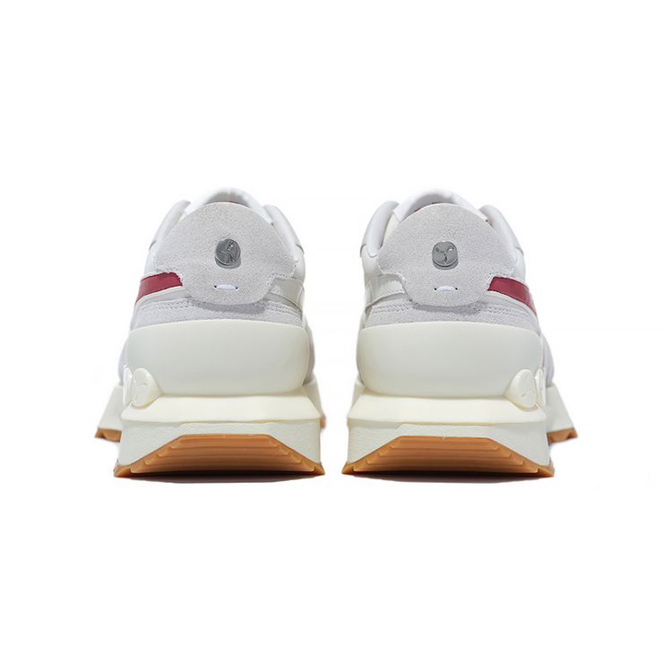 Li-Ning 1990 Classic Retro Running Shoes Men Sneakers White Red ALJT041-1