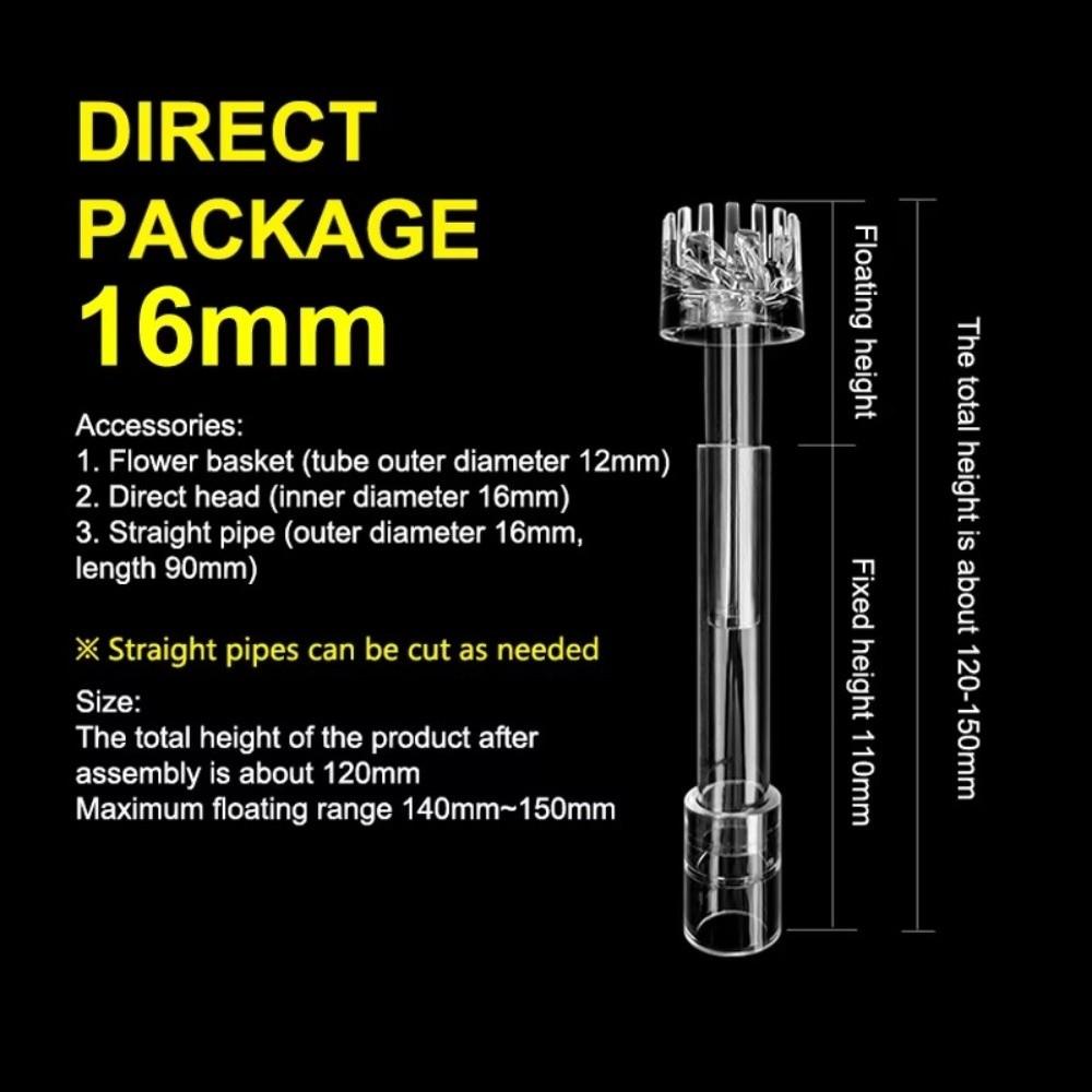 Surface Aquarium Water Plant Tank Filter Water Plant Acrylic Lily Pipe Spin Fish Tank Accessories