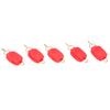 5PCS Fishing Line Stopper Baitcasting Reel Fishing Line Clip Holder Buckle Keeper Fishing AccessoriesRed