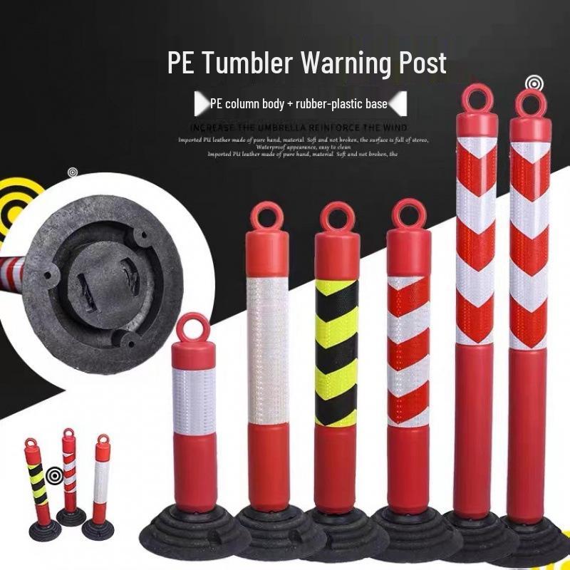 80cm Reflective Rubber-Plastic Anti-collision Road Post Guardrail