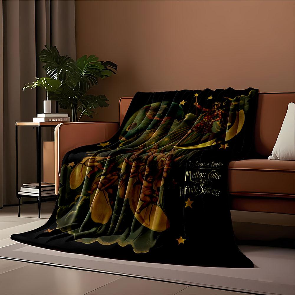 Smashing Pumpkins Blanket Art for all seasons blanket lunch break throw gift