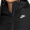 Nike Letter Print Loose Zip Long Sleeve Jacket Women Jackets Black FB7673-010
