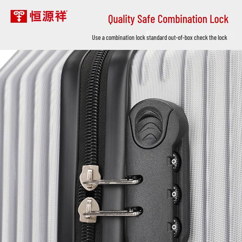 Hengyuanxiang TSA Zippered Luggage with Spinner Wheels