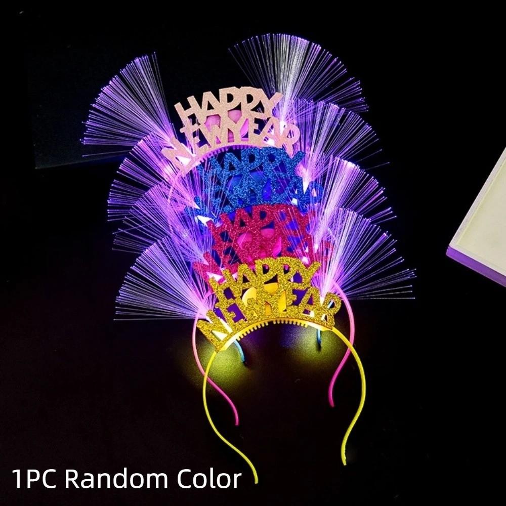 LED Glow LED Glow Hair Bands Photographic Headwear New Year Headdress  Decorations