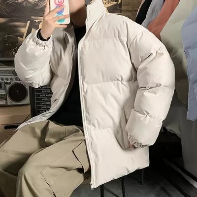 UNS Größe Winter Jacke Männer Parkas Verdicken Warme Mantel Herren Stehkragen Jacken Einfarbig Parka Mantel Frauen Mode Neue streetwear