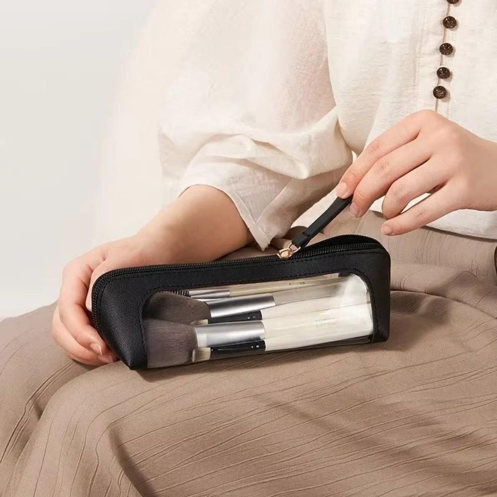 Lightweight Cosmetic Storage Pouch Waterproof Makeup Organizer Pencil Case  Student