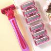 6-Layer Razor for Legs & Underarms - Manual, Spot Razor with Precision Blades