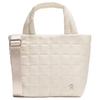 Gesteppte 5L Mode Lässige Nylon-Tragetasche Damen-Tote Hell-Elfenbein LW9FN8S-033454