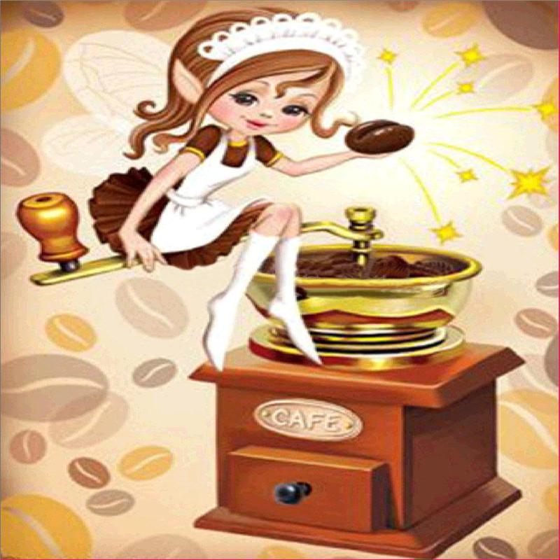 Full 30X30CM 5D Diy Diamond Painting Cooking Elf Mosaic Embroidery Cross Stitch Home Decor Handmade