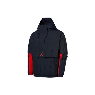 Jordan Jumpman Classics Alphabet Logo Casual Sports Hooded Jacket Men Jackets Black CV1865-010