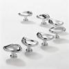 Solid Vintage Furniture Handles Nordic Style Alloy Wardrobe Handles Single Hole Dresser Hardware