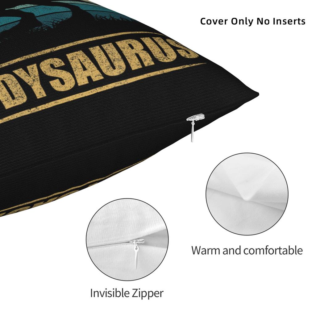 Jurassic Dad Pain Finds A Way Pillowcases Merch Printed Cushion Cover Decorations Throw Pillow Case Cover Home Multi Size