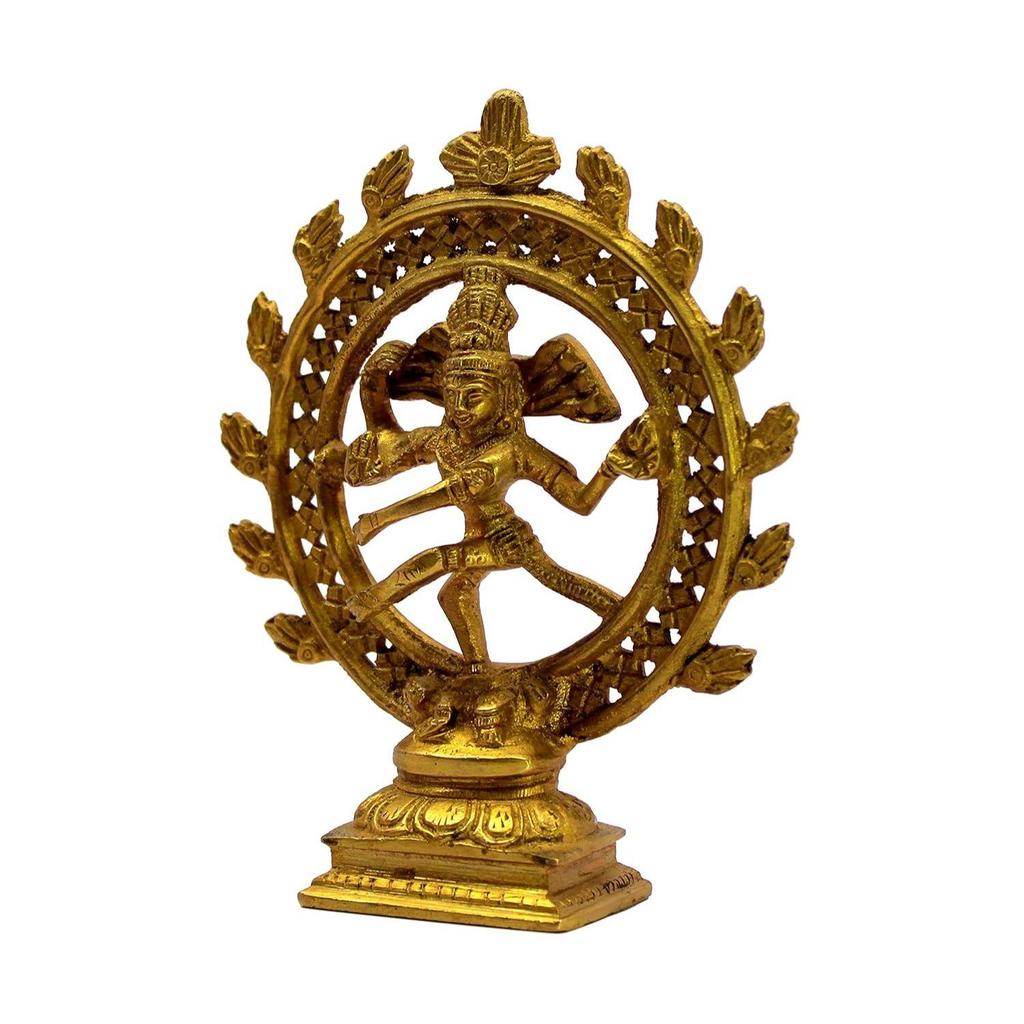 Brass Natraj Statue Idol Sculpture Shiva - Nataraj The Lord of Dance Natrajan
