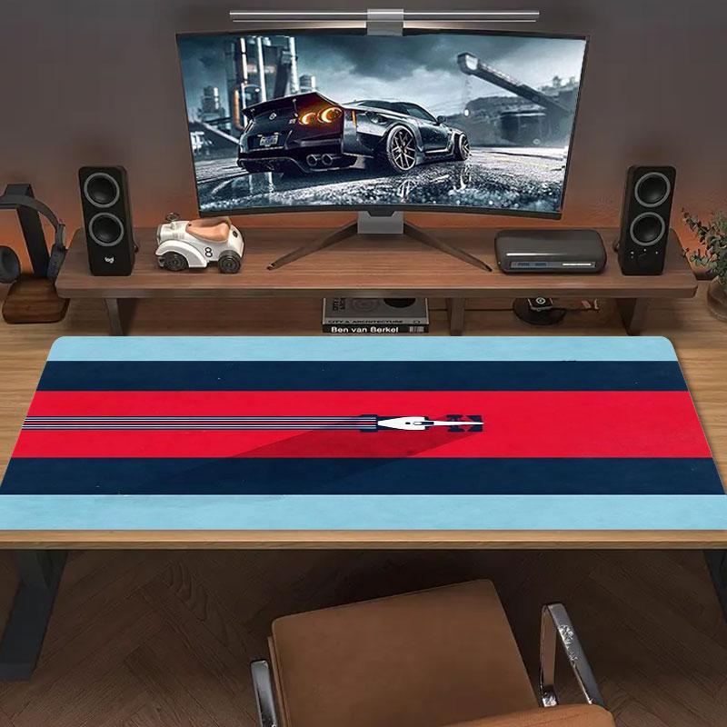 Martini Racing Large Size Mouse Pad Large Gaming Table Cushion Non-slip Laptop Tablet Big Mousepad XXL Mat Mini PC Playmat With Lock edge