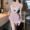 Original Erotic Underwear Sexy Japanese School Style Cosplay Sailor Suit Pleated Skirt Women's Uniform Set 1390