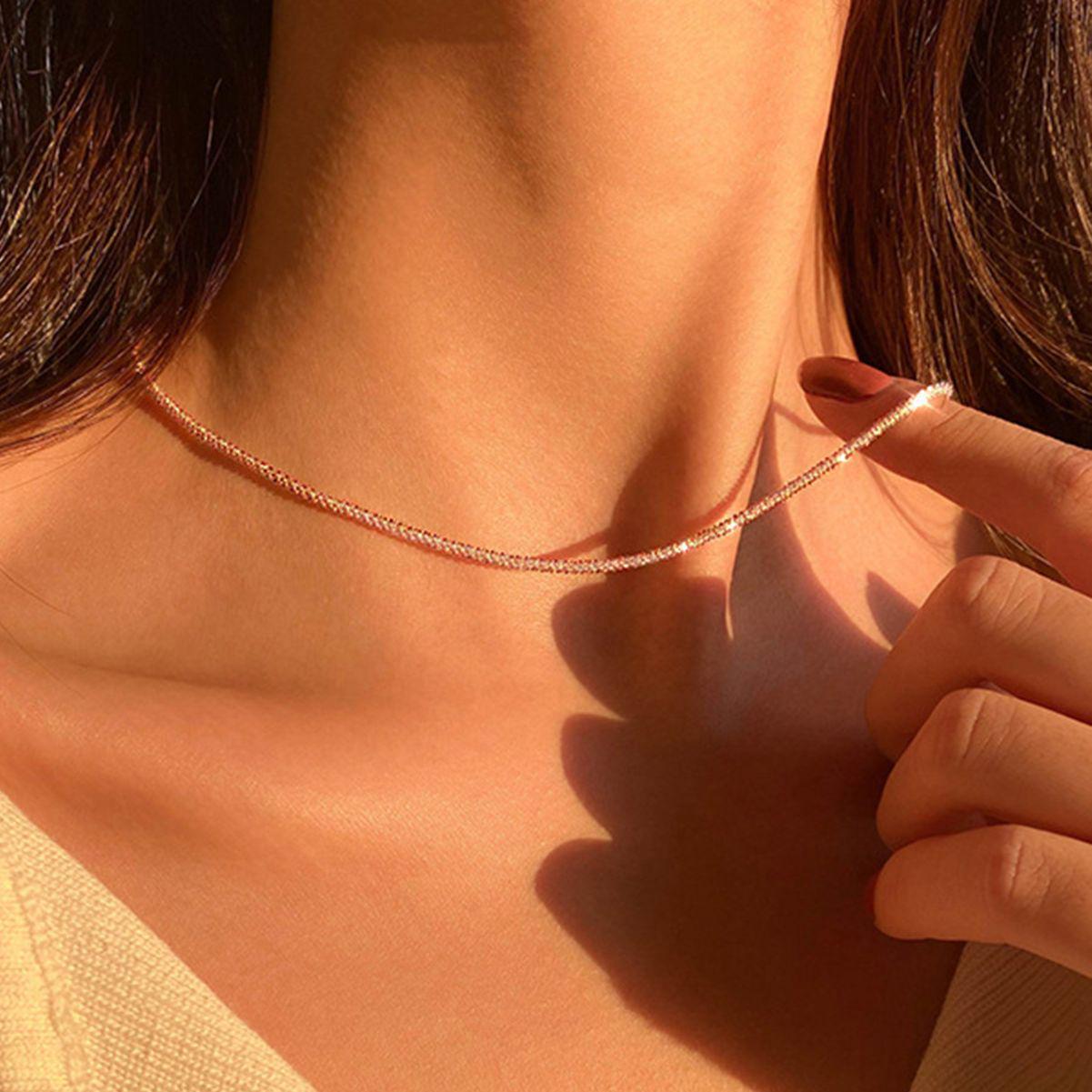 

Elegant Starry Shimmering Necklace: 2023 Trendy Women s Clavicle Choker