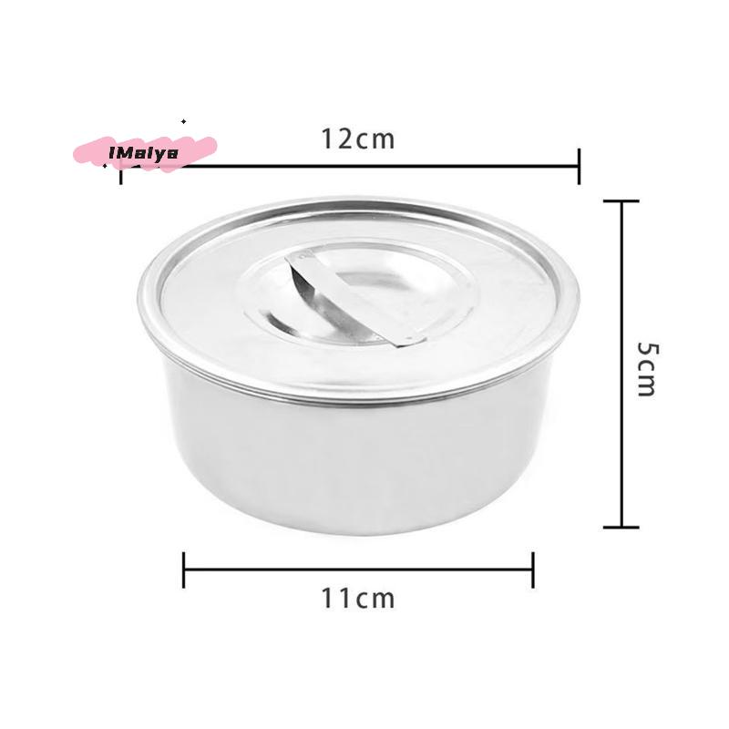 Stainless Steel Food Container with Lid Steamed Egg Ramen Rice Salad Stew Bowls Soup Cup Kitchen Tableware for Cooking