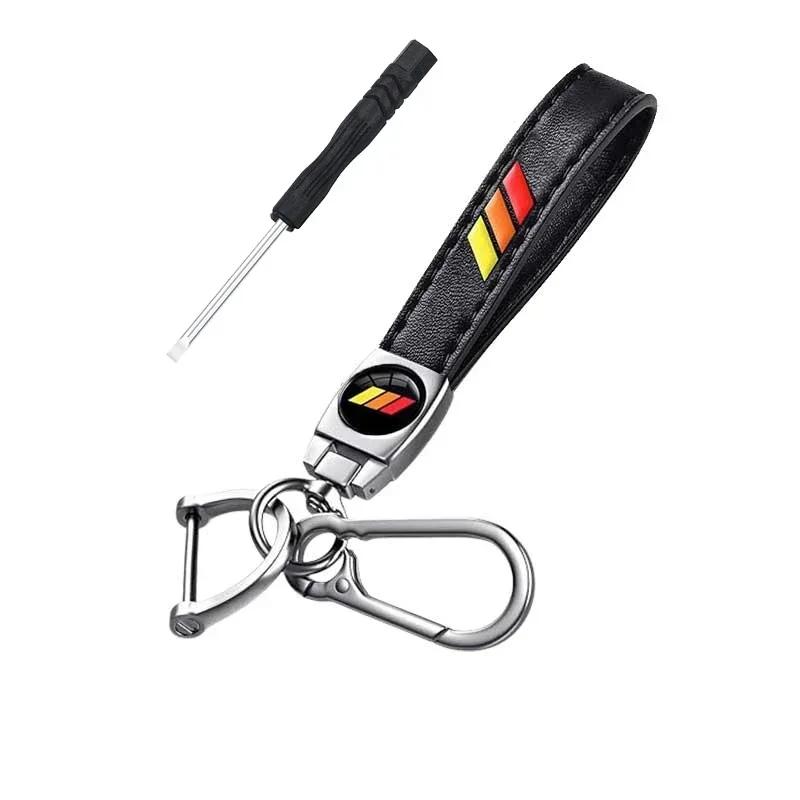 2025 Hot Luxury Leather Keyring Fashion Car Logo Keychain Pendant for Volkswagen Golf Passat Jetta Touareg Tiguan Polo Sharan Sa