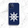 Anchor Compass Nautical Sailor Phone Case For iPhone 16,15,14,13,12,11 Plus,Pro,Max,XR,XS,X,7,8 Plus,SE,Mini Transparent Shell