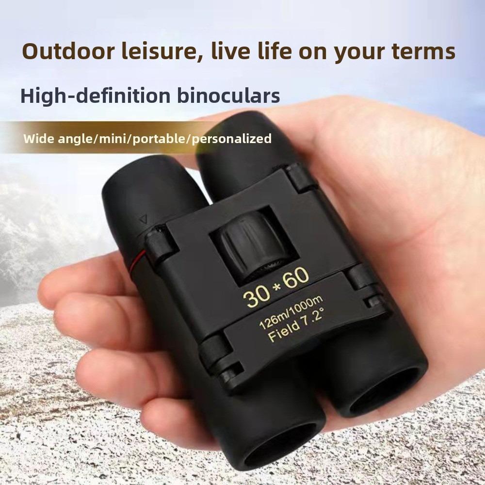 Night Vision Portable Binocular Telescope 30x60 Powerful Folding Telescope  Sports