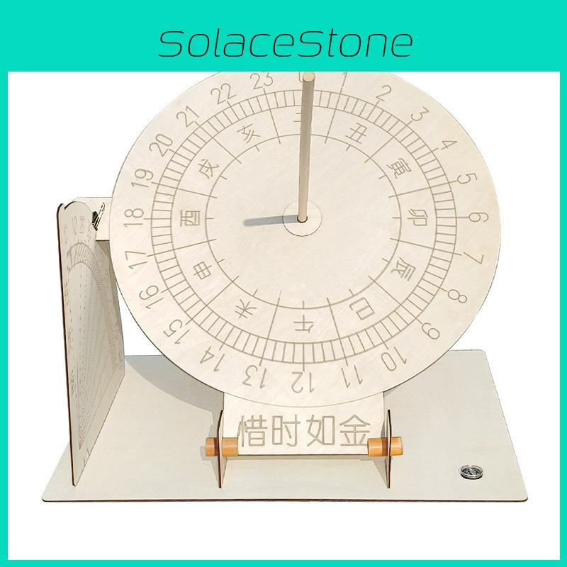 Scientific Experiment Large Equatorial Sundial Model With Shadow Timer For Student Educational Kits