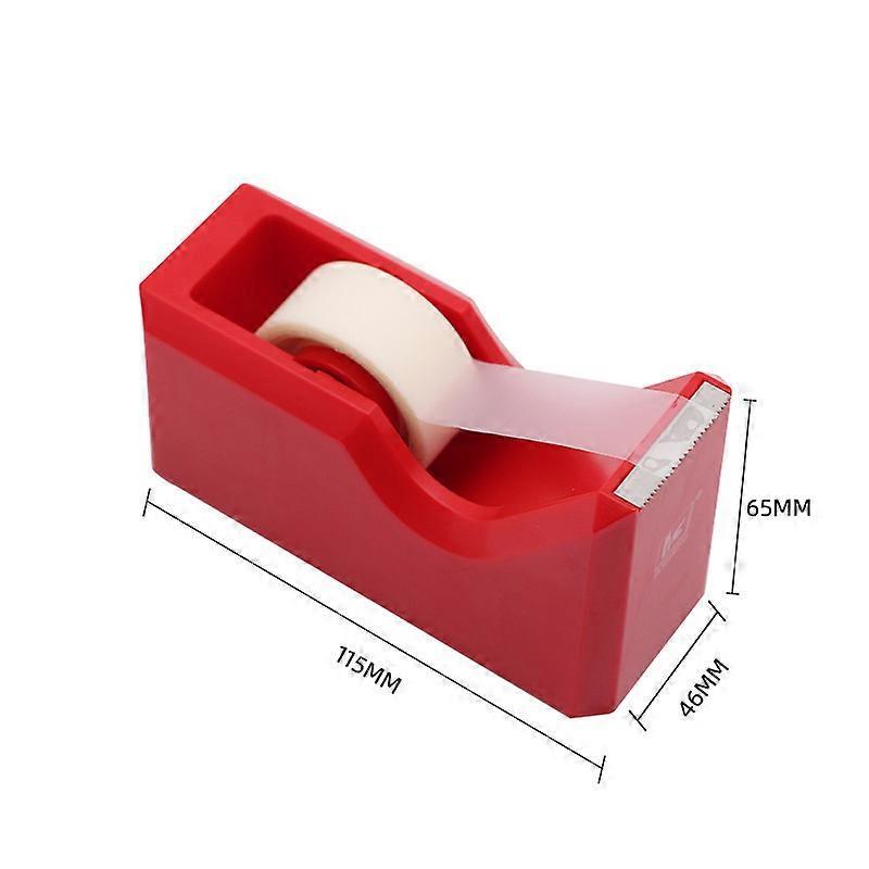 Dww-Colorful Desktop Tape Dispenser - Red