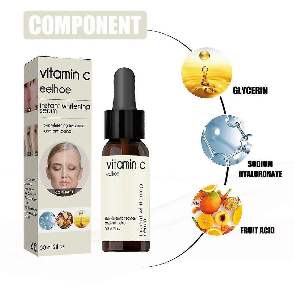 VC Hydrating Essence - Brightening Serum with Glycerin & Hyaluronic Acid for Fine Lines & Dull Skin