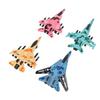 4pcs Fighter Jet Model Toy Pull Back Realistic Alloy Collectible Aircraft Model for Children