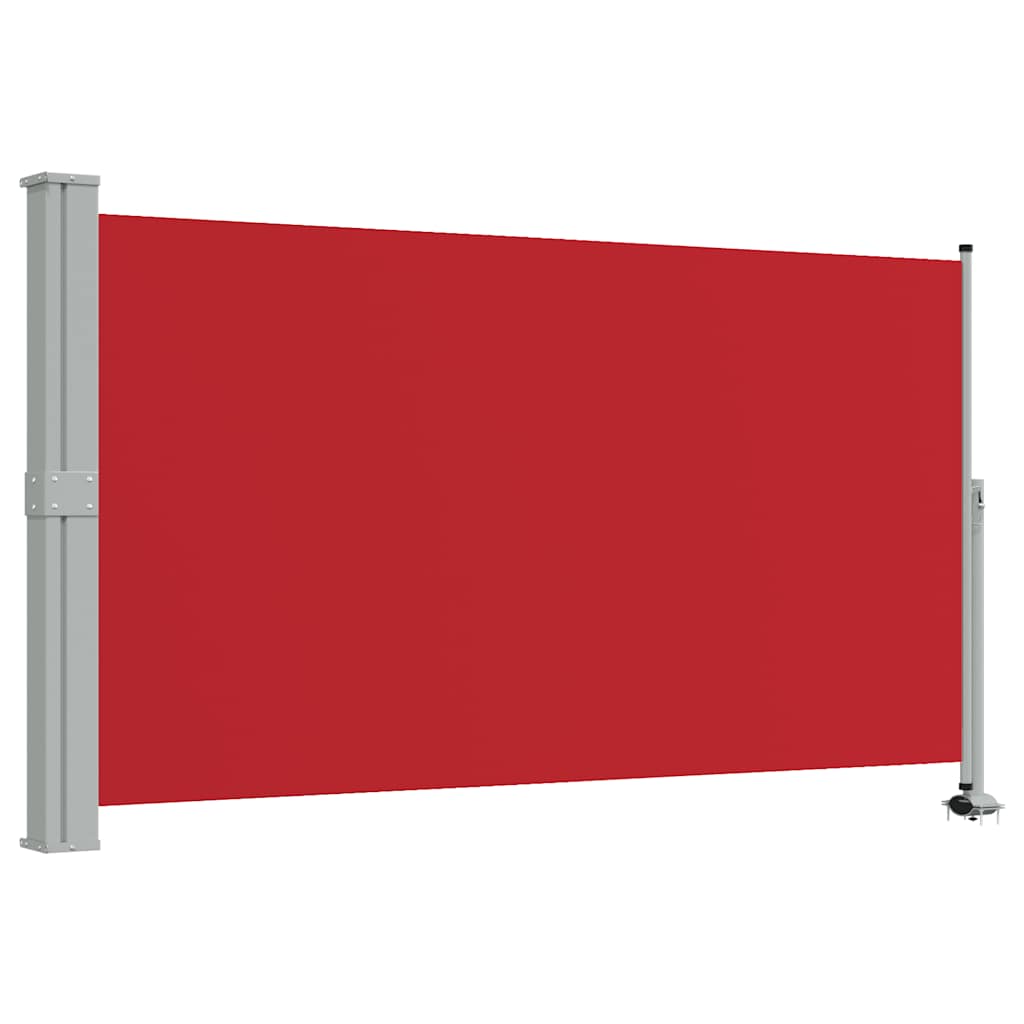 Retractable Side Awning 140 X 300 Cm Red