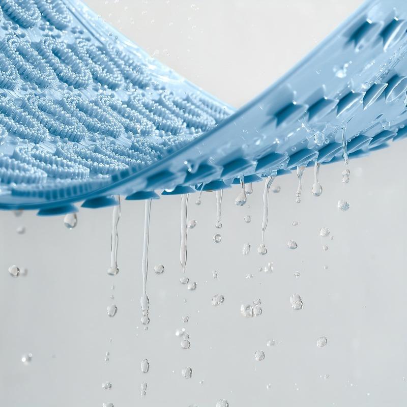 1pcs/set Silicone Bath Mat with Massage Nubs Non-Slip Shower Floor Mat Exfoliating Foot Scrubber for Bathroom Safety Pad