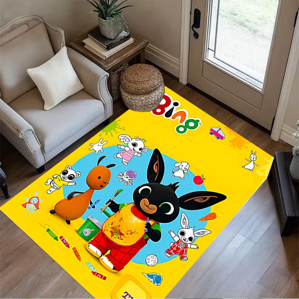 Panda Friends Adventure Area Rug Suitable for Study room Dormitory Entryway Bedrooms Anti-slip Rug Office home decor