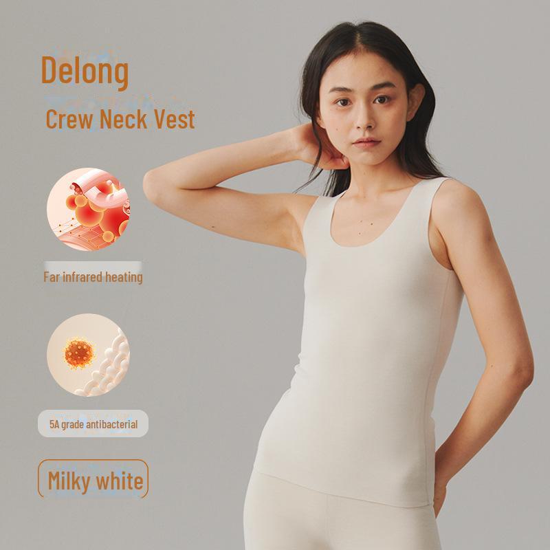 Women's Thick German Velvet Heated Seamless Winter Vest