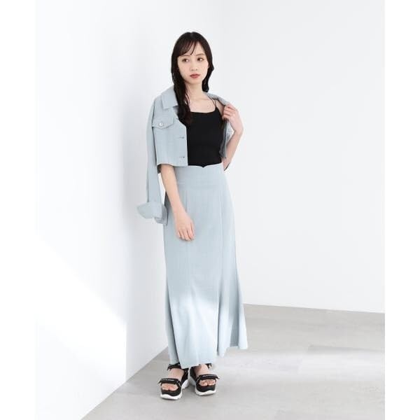 Jill by Jill Stuart Women's Cup Rib Knit Camisole Sweater, Blue