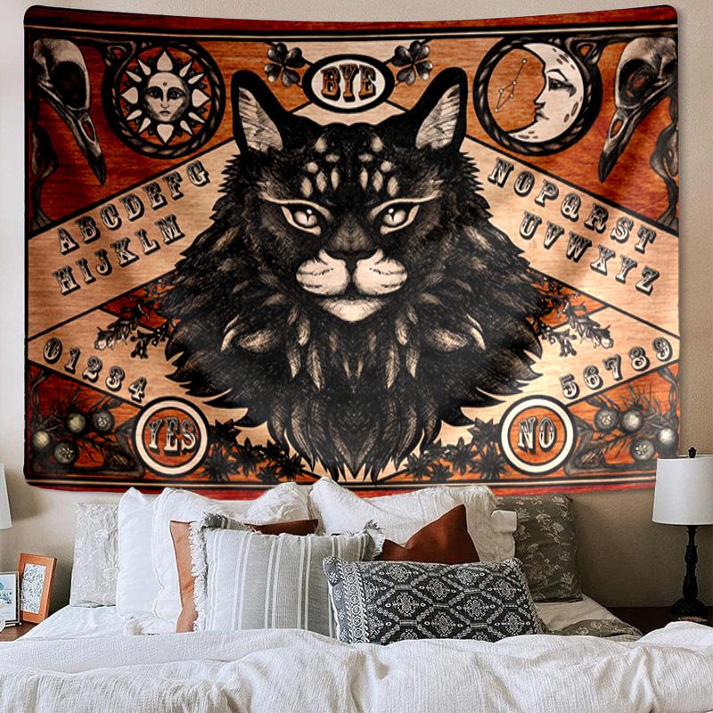 Spirit Board Divination Tapestry Room Decoration Wall Hanging for Living Room Bedroom, Dormitory, Birthday and Christmas Gifts