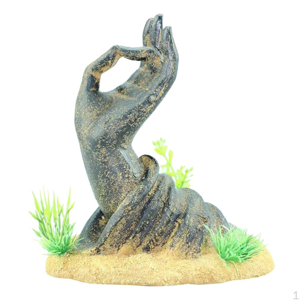 Aquarium Decoration, Hand Avalokitesvara / Buddha Model Avalokitesvara