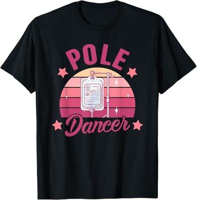 Pole Dancer IV Drip Retro Sunset T-shirt