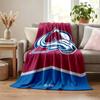 Colorado Avalanche Battaniye Flanel Battaniye Yumuşak Rahat Peluş Atkı Kanepe Yatak için Hafif Ev Dekorasyonu Noel için Hediyeler çeşitli tatiller