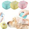 Pet Grooming Brush - Bristle Massage Design, Non-toxic and Easy To Clean, Ergonomic Handle with Detachable Top Cover for Easy Operation