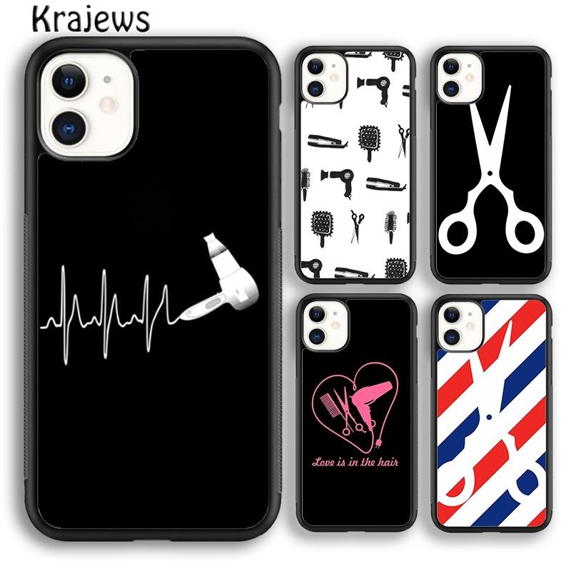 Hairdresser Comb Salon Hairdressing Hair Stylist Tools For iPhone 17 Air 16 Phone Case Cover 15 SE 14 plus 12 13 pro max