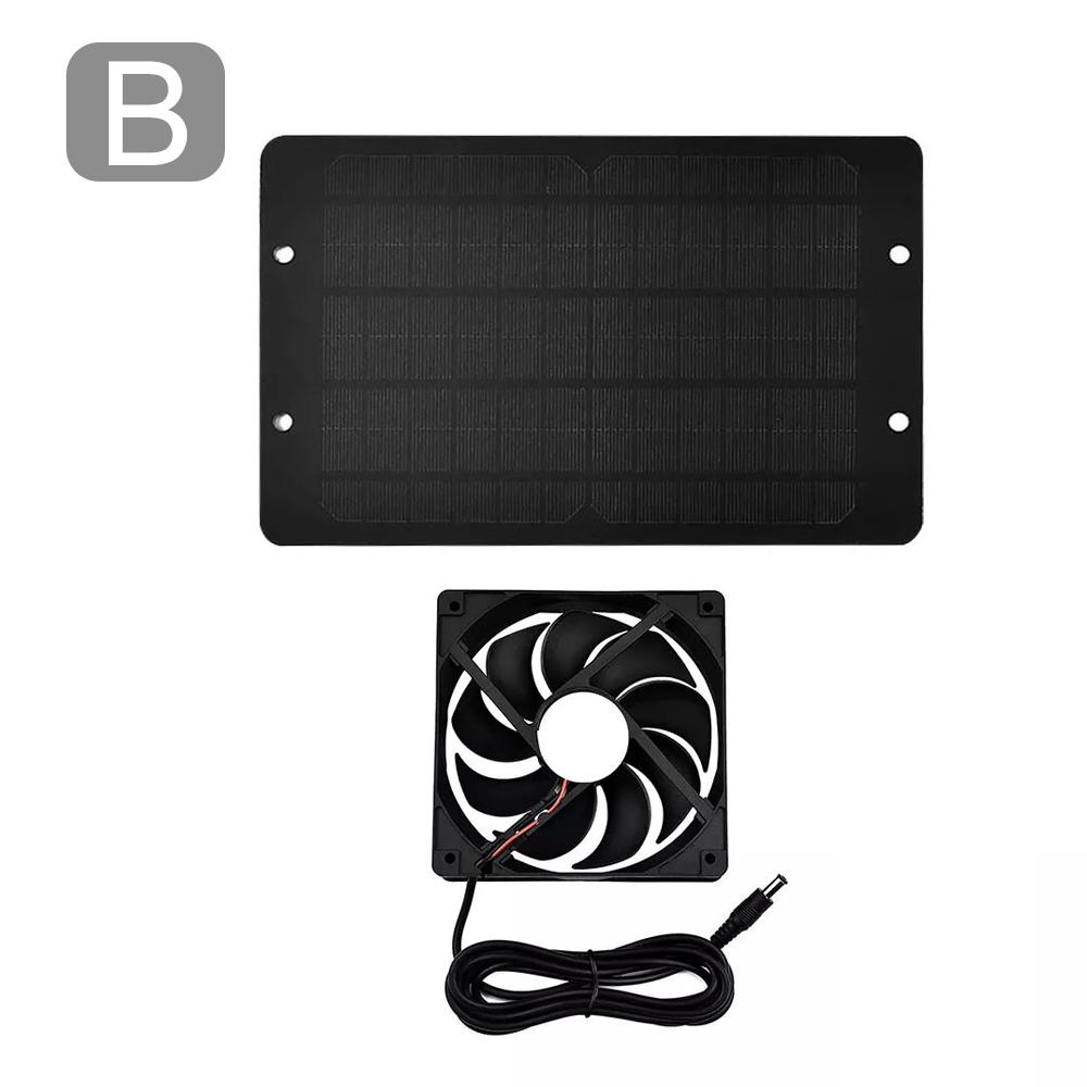 

12 В солнечный вытяжной вентилятор 10 Вт водонепроницаемый двойной вытяжной вентилятор с питанием от солнечной панели вентиляторы для вытяжки воздуха для курятника тепличный вентилятор