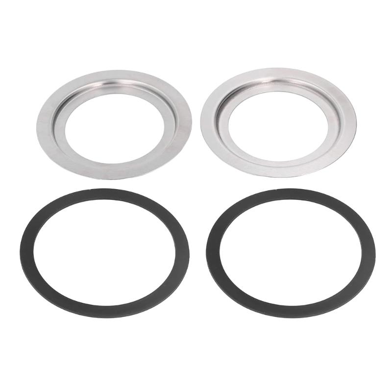 

2 шт. Стальной переходник-редуктор для мойки Прочная сталь с резиновым уплотнителем Редуктор для кухонной мойки для замены измельчителя отходов 1