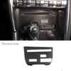 For Nissan GTR R35 2008-2016 Real Carbon Fiber Interior Paste Central Control CD Multimedia Panel Decorate Frame Car Accessories