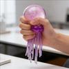 Jellyfish Squishy Toy Transparent Glitter Slow Rising Stress Relief Squeeze Toy Anti-Stress Fidget Toy For Kids Adults