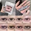 8pcs Mini Capsule Eyeshadow, Bagged Eyeshadow, Matte Shimmer Eyeshadow, Pearlescent, Fine Glitter, Long Lasting Waterproof Sweat Proof