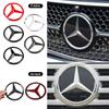 18.8 Car Front Grille Large Badge Decal for Mercedes Benz GLA GLB AMG GLS G C E GLE GLB A AMG Cover Decoration Accessories