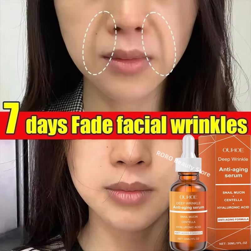 Retinol Wrinkle Remover Face Serum Instant Firming Lifting Anti-Aging Essence Fade Fine Lines Whitening Korean Skin Care Product