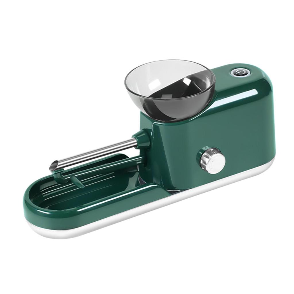 Metal Electric Cigarette Rolling Machine Injector Men Gifts Green