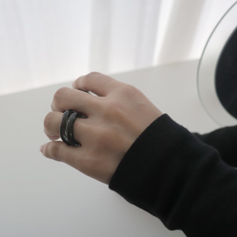 APIOH DOUBLE UGLY RING